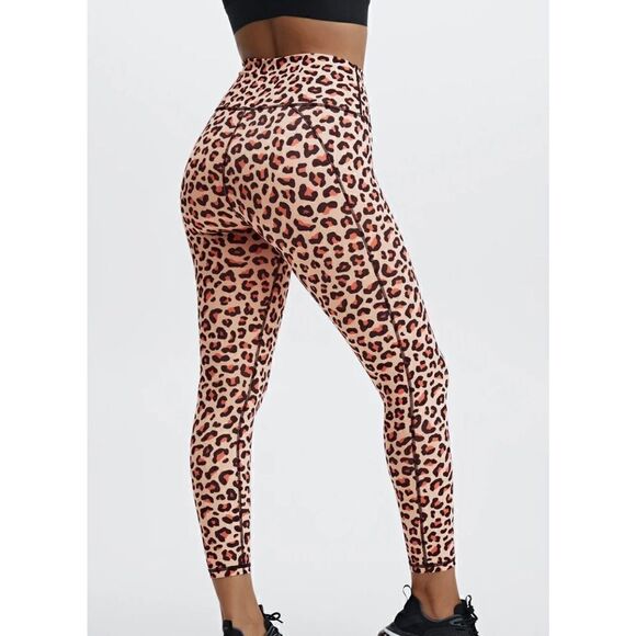 Fabletics- Small PowerHold, High-Waisted 7/8 Legging -  Desert Leopard - Picture 16 of 16